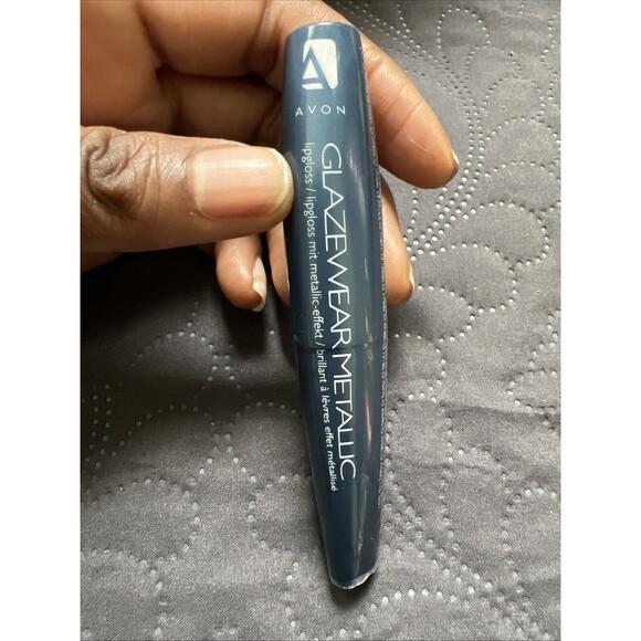 NEW SEALED Avon Glazewear Metallic Liquid Lip Gloss GOLDEN 8ml -Discontinued - Picture 2 of 6
